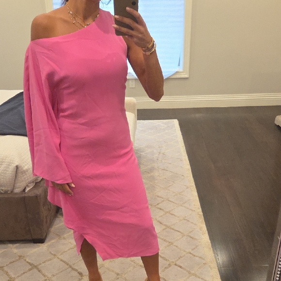 Cushnie Et Ochs Dresses & Skirts - WOMEN'S CUSHNIE ET OCHS OFF SHOULDER RUFFLE COCKTAIL DRESS GOWN HOT PINK 4 $1800